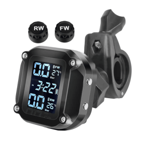 PSM5o motorcycle tire pressure sensor battery 500 mAh electric motorcycle tire pressure sensing 3.2-inch LCD solar energy monitoring tire pressur