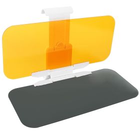 Sun Visor Extender for car 2 in 1 Anti-glare Driving Visor with Adjustable View Angles Day Night Automobile Sun Anti-UV Block Visor for Clearer V