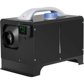 VEVOR Diesel Air Heater 8KW, All in One 12V Truck Heater, Parking Heater with Black LCD, Remote Control, Fast Heating Diesel Heater for RV Truck,