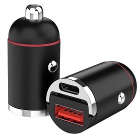 2Pcs 100W USB Type-C Car Charger QC4.0 PD3.0 USB Fast Charging Adapter Dual Port Car Cigarette Lighter Compatible with iPhone14/13/12 IPad Samsun