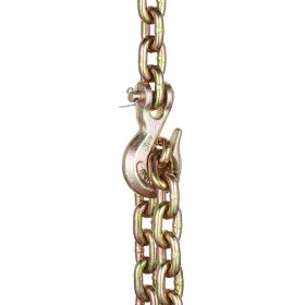 VEVOR Binder Chain G80 Tie Down Tow Chain with Two Hooks 5/16" x 10.3' 4900 lbs