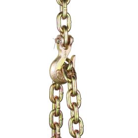 VEVOR Binder Chain G80 Tie Down Tow Chain with Two Hooks 3/8" x 10.3' 7100 lbs