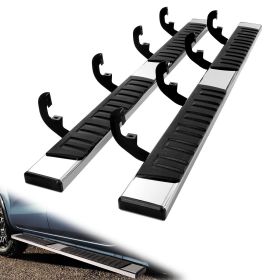 VEVOR Running Boards, 6" Step Bars Compatible with 2019-2023 Chevy Silverado/GMC Sierra 1500/2020-2024 Silverado/Sierra 2500/3500HD Crew Cab