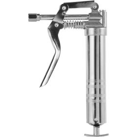 VEVOR Pistol Grip Grease Gun, 3500 PSI, 4 OZ / 120 CC Capacity Heavy Duty Professional Grease Gun, with 11.65 Inch Flexible Hose 2 Black Flat Cou