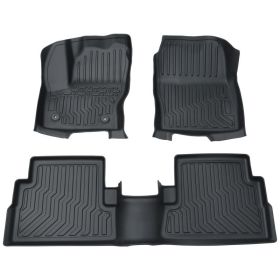 TPE Rubber Car Floor Mats For 13-19 F*rd Escape & 13-18 C-Max