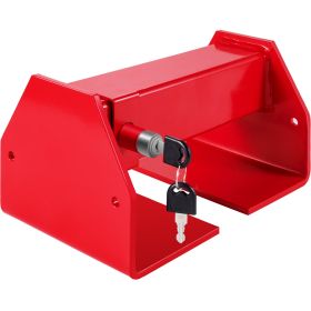 VEVOR Cargo Container Lock 9.84"-17.32" Locking Distance Semi Truck Door Locks with 2 Keys Shipping Container Accessories Red Powder-Coated with