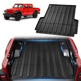 VEVOR Truck Bed Mat Fit 2020-2024 JEEP Gladiator TPE Truck Bed Liner Accessories