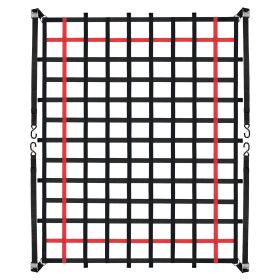 VEVOR Cargo Net Heavy Duty Cargo Net 96" x 72" Adjustable Buckles & S-Hooks