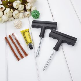 Car Tire Repair Kit, Tubeless Tire Puncture Repair Kit (Option: A set)