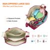 5PCS Baby Nappy Diaper Bags Set Mummy Diaper Shoulder Bags w/ Nappy Changing Pad Insulated Pockets Travel Tote Bags For Mom Dad