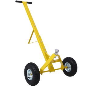 Metal Trailer Trolley (Color: Yellow)