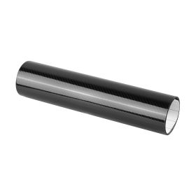 Black 7D Carbon Fiber Car Wrap High Gloss Vinyl Wrap Film Roll Bubble Free Air Release for Cars Laptops Phones (Option: 7DBlackCarbonFiber12in)