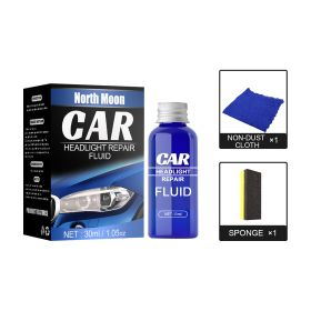 Rayhong Lamp Refurbishment Repair Agent 30ml Set Kit Car Lamp Crystal Plating Refurbishment Repair Agent Headlight Repair Fluid (Option: Indescribable)