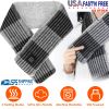 Electric Heated Scarf USB Heating Neck Wrap Unisex Winter Heated Neck Shawl Soft Warm Scarves w/ 3 Heating Modes