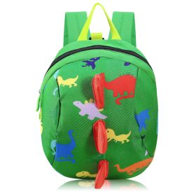 Safety Harness Baby Child Strap Toddler Walking Keeper Backpack w/Anti-Lost Leash for Aged 1-3 (Option: KidBackpackGRN)