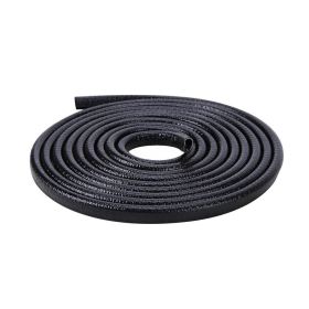 20feet Car Door Edge Trim Lock Guard Moulding Rubber Seal Strip Protector Decor (Color: Black)