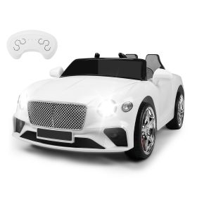 Kids Electric Ride On Car with Parental Remote Control Early Education Music Swaying Car Lights With 3 Adjustable Speeds (Option: KidSwayingCarCoatBlue)