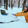 3 In 1 Windshield Ice Scraper Extendable Car Snow Removal Tool Telescoping Car Broom Snow Shovel Automobile Frost Removal