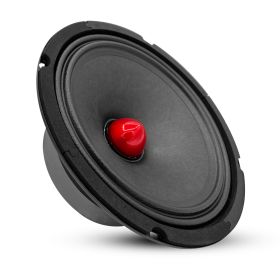5 CORE 8 Inch Mid Range Bullet Pro Audio Car Speaker Red Aluminium Bullet Loudspeaker 500W Max 4 Ohms - Premium Quality Audio Door Speakers for C (size: 8" Car Audio Speaker 4oHM)
