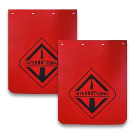 Mud Flaps for Semi Trucks Tractor Trailer Black Heavy-Duty Rubber Mudflaps (2PCS 24"x30") (Type: 310-4)