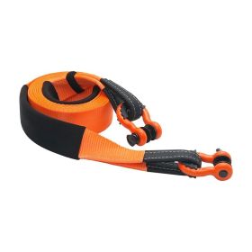 Heavy Duty Tow Strap Recovery Kit for Truck Jeep SUV ATV (Color: As pic show, Type: 3" x 20 ft)