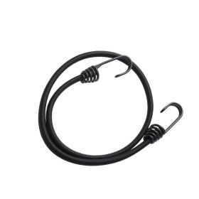 Multi Usage Rubber Tarp Straps with Hooks for Outdoor Travel (Color: As pic show, Type: 12 Pcs)