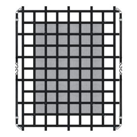 VEVOR Cargo Net Heavy Duty Cargo Net 72" x 57" Adjustable Buckles & S-Hooks (Default: Default)