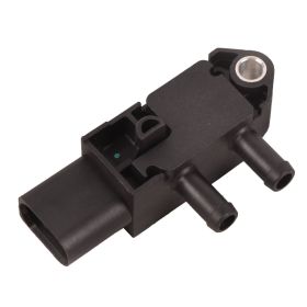 DPF Differental Difference Intake Pressure Sensor Fits A3 A4 VW Golf 2.0L (Color: Black)