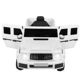 Kids Electric Ride On SUV Car with Parental Remote Control Early Education Music Swaying SUV Lights With Adjustable Speed (Option: KidVehicleRed)
